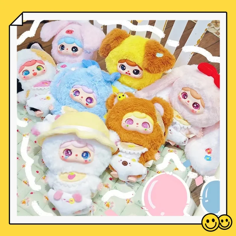 

Новая серия BabyTree V2 с животными для детского сада, милая плюшевая кукла, загадочная слепая коробка, украшение для сумки, подарок для детей и девочек