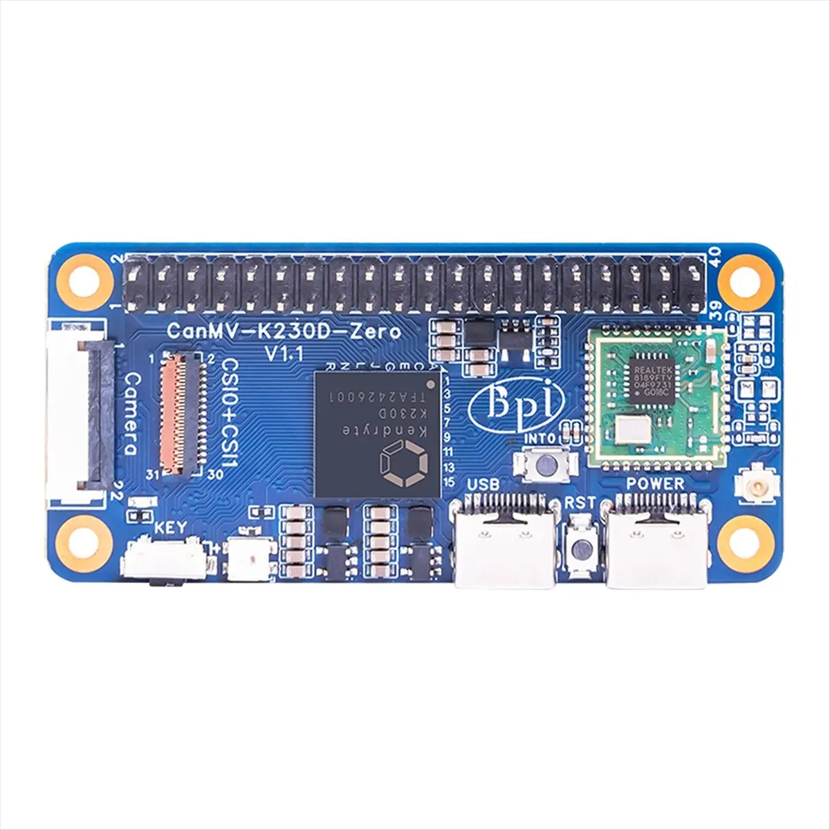 Плата M05K для CanaViK230D-Zero Canaan K230D RISC-V с 128 МБ ОЗУ, двумя камерами, MIPI-экраном и 40-контактным GPIO