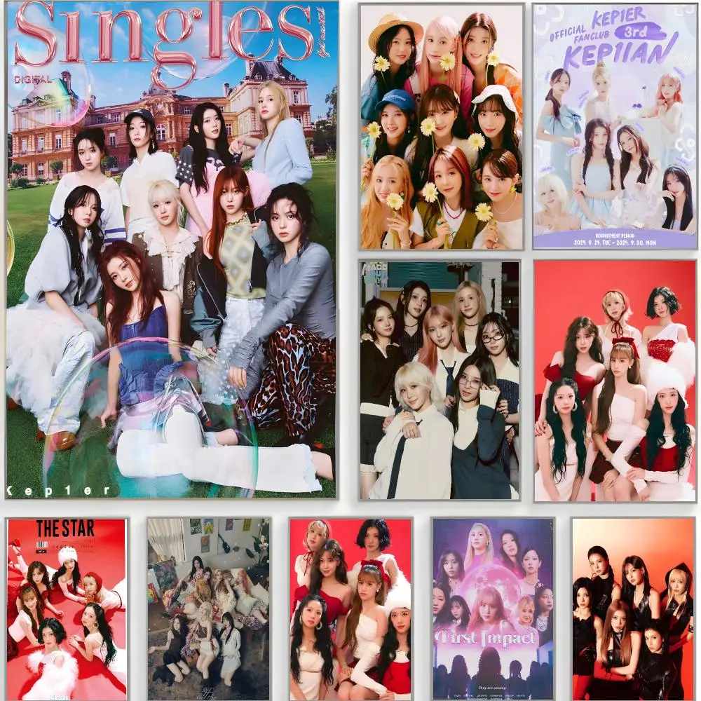 kpop group k-kep1er Poster Classic Wall Art  Home Decor  Peel and Stick Unframed