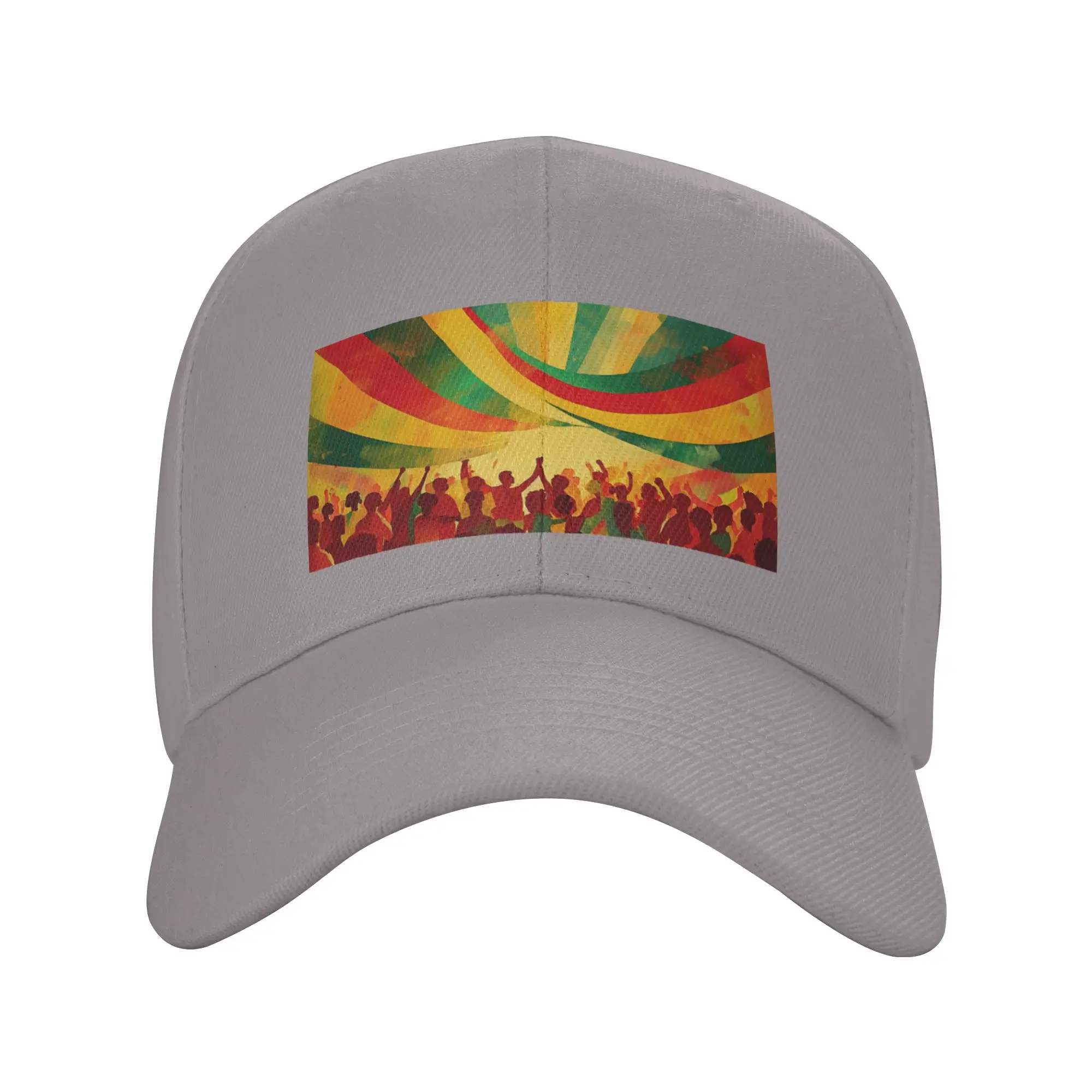 Hot Sale Reggae Music Festival Crowd - Vibrant Rastafarian Baseball Cap  Aesthetic Black Cap  Motorcycle Riding Black Cap