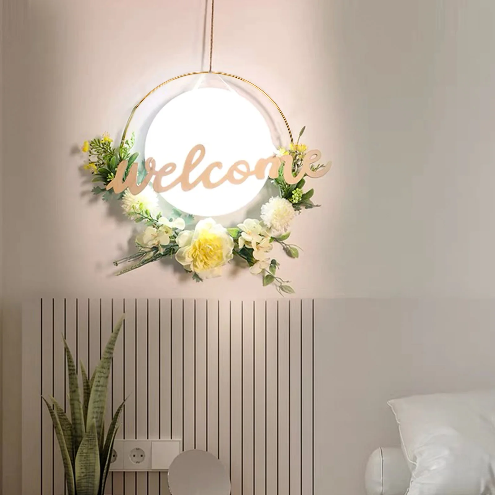 

3 Pcs Iron Ring Wreath Flower Garland Home Decor Round Rings Hoop Frame for DIY Frames Accessory