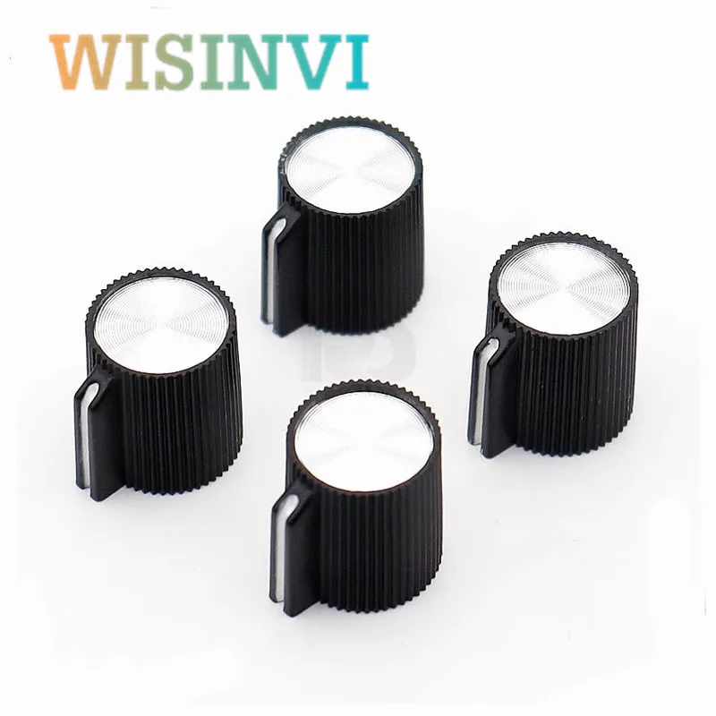 5PCS 13*14MM Plastic Lock Screw cap Frequency Converter Panel Operation Speed Regulation Potentiometer Knob Cap Inner Hole 6MM