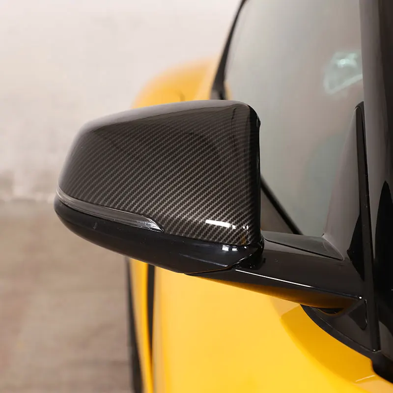 For Toyota GR Supra MK5 A90 2019-2026 ABS Carbon Fiber Car Rearview Mirror Protective Cover Trim Sticker Car Accessories