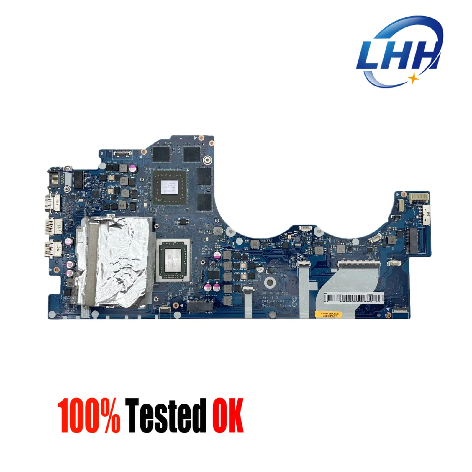 Y700-15ACZ Laptop Motherboard NM-A521 Mainboard for Lenovo Ideapad  with CPU FX-8800P  GPU AMD Radeon R9 M385  4G