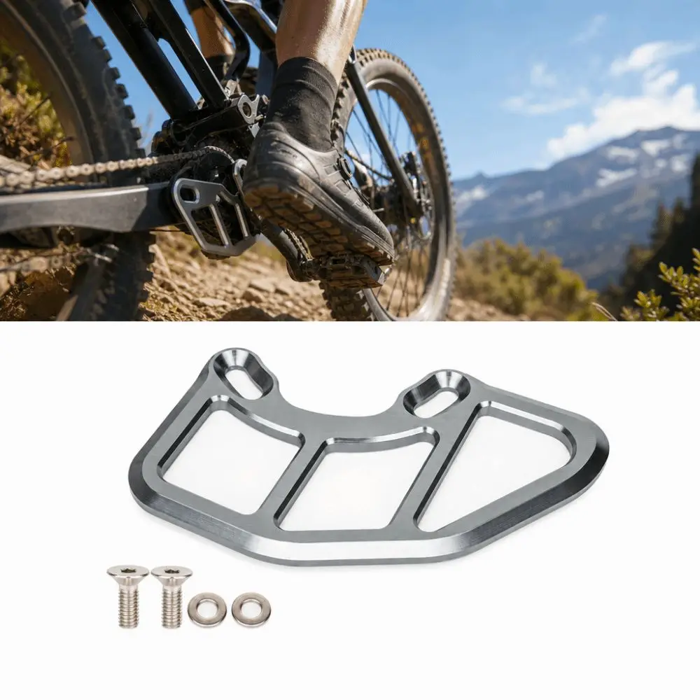 Aluminum Alloy Bicycle Chain Guide for ISCG05 ISCG03 for 26T to 46T Chainrings Bike Bash Guard Easy Installation Chainring Guard