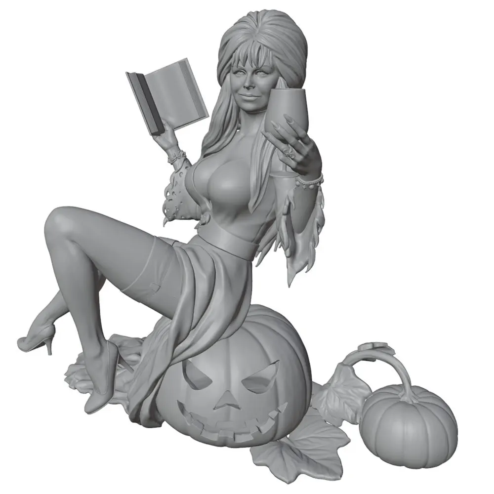 1/24/12/6 Desk ornament,Attractive young girl resin model kit GK miniature 3D printed gray model doll DIY doll model Uncolored