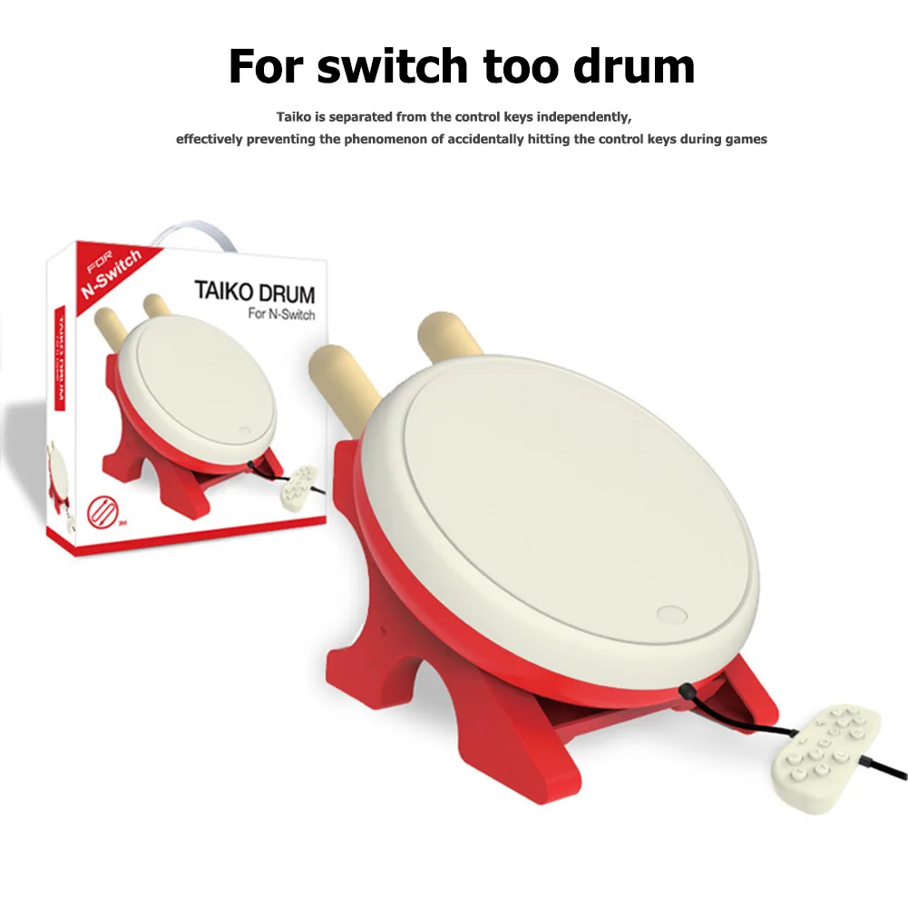 Game Machine Somatosensory Drum Accessories Video Game Taiko Drum for Nintendo Switch Taiko No Tatsujin