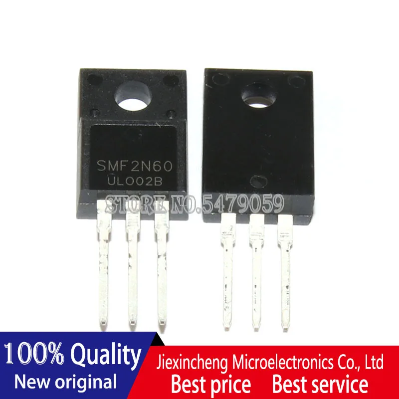 10個SMF2N65 SMF2N60 SMF4N65 SLF2N65UZ KIA2N60HF TO220F mosトランジスタnewオリジナル