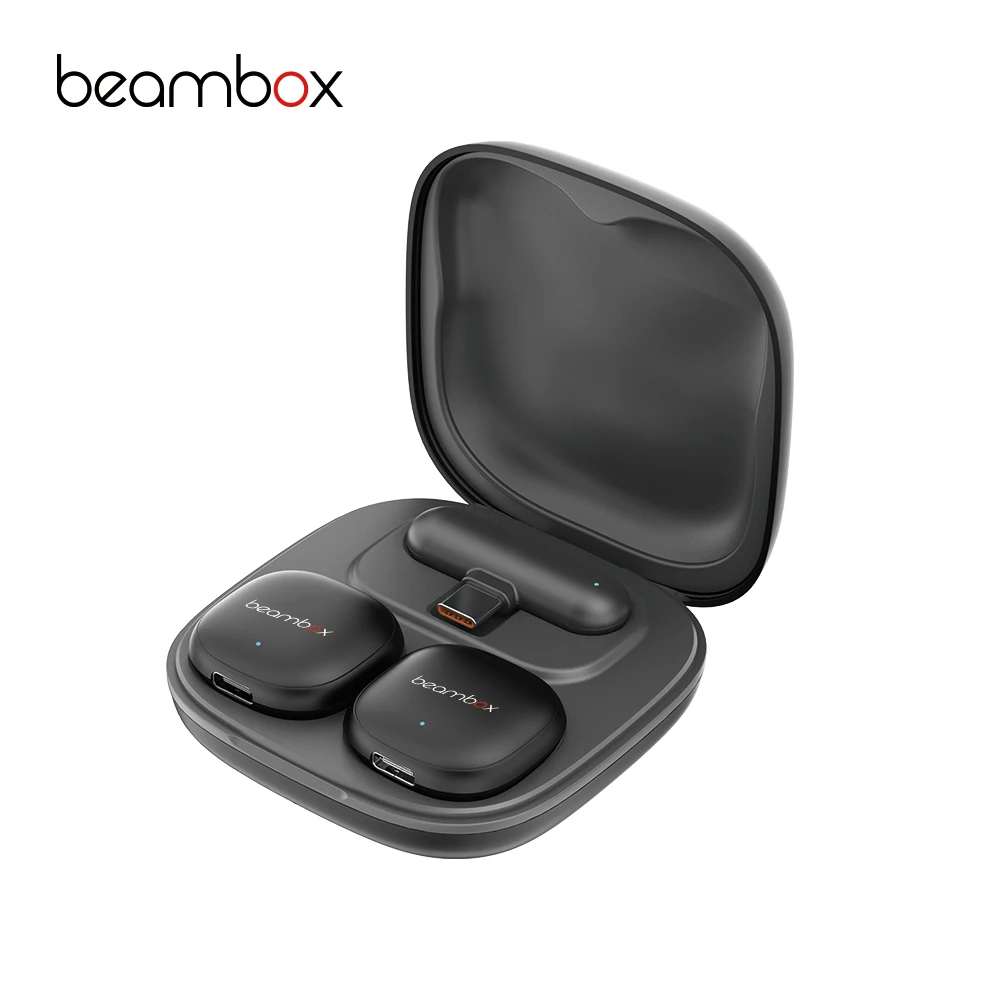 2025 New Dynamic Lapel Wireless Lavalier Microphone for iPhone Battery Noise Reduction Feature for Video Recording YouTube Vlogs