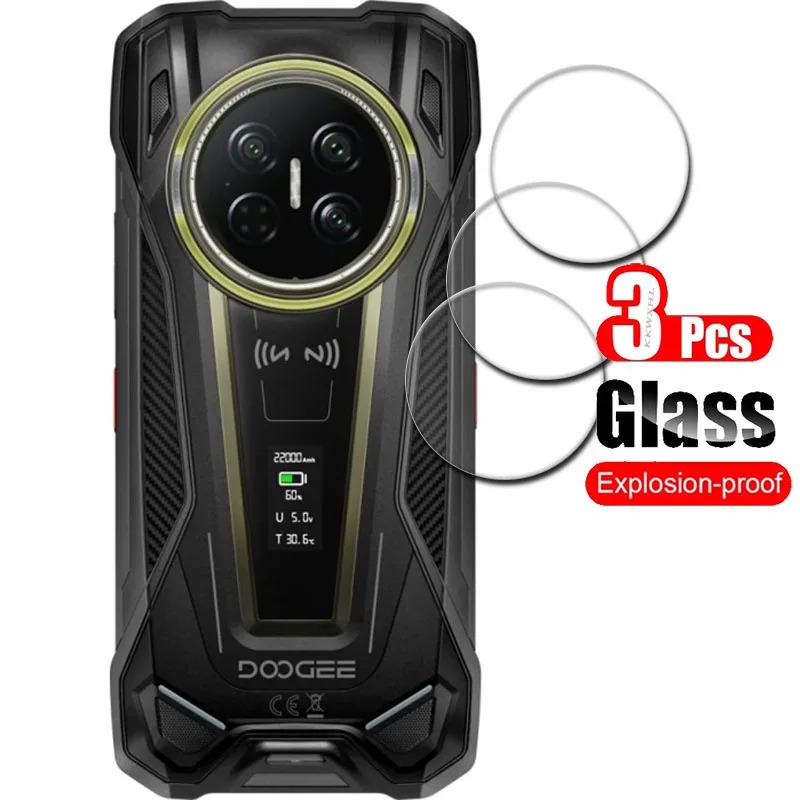 3PCS für Doogee V Max 2 Pro Kamera-Objektivschutz, Schutzfolie aus gehärtetem Glas auf der Rückseite, für DoogeeVMax2Pro VMax2Pro Schutzfolie