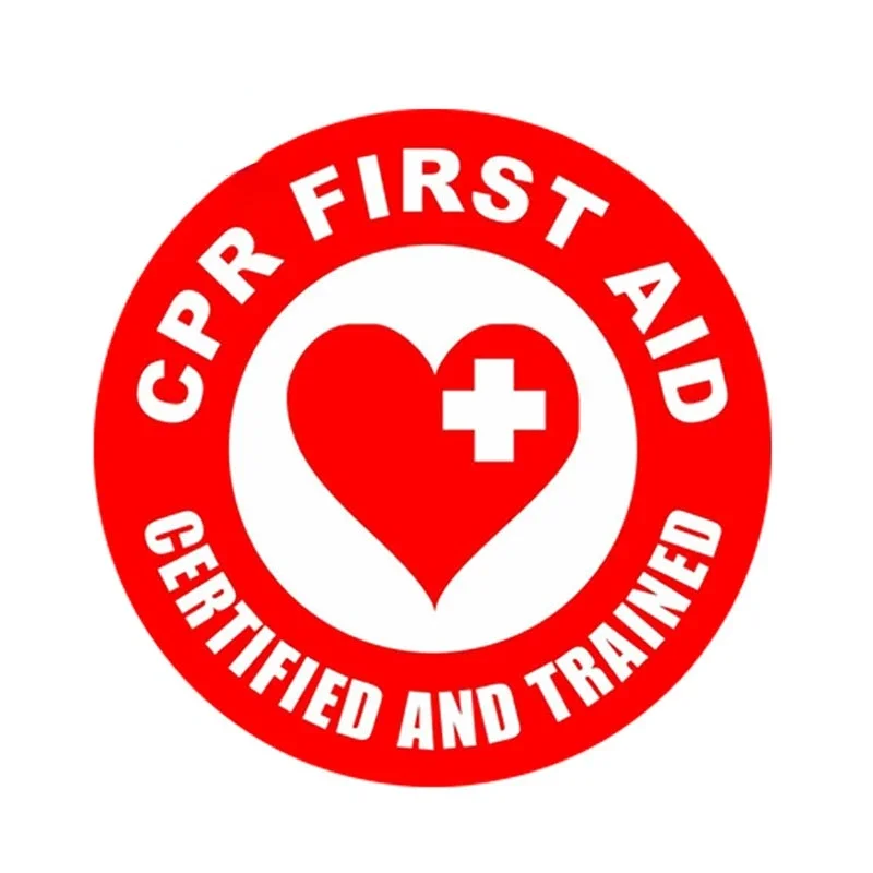 High Quality CPR First Aid Car Sticker AED EMT Rescue Firefighter Paramedic Car Window Decal Decor