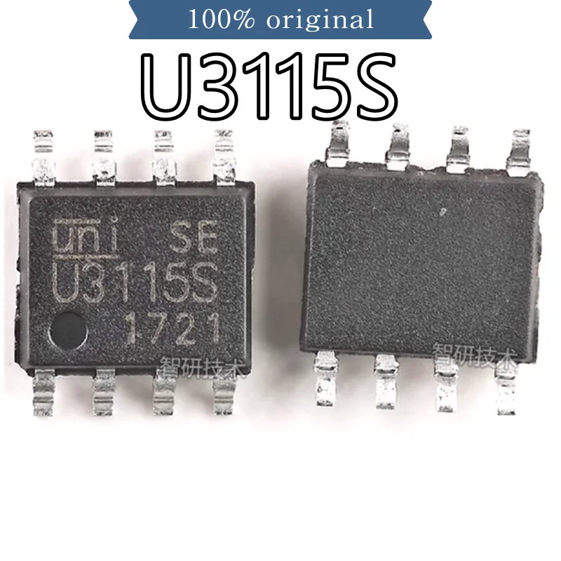 10PCS U3115S SMT SOP-8 High Current 1.2/1.5A Half Bridge Driver IC Chip