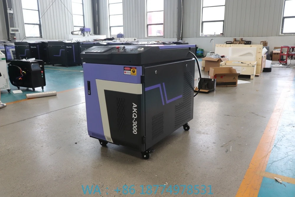 Removal Metal Surface Treatment Machine 1.5-6KW Industrial Cleaner High Efficiency Rust/Oil/Paint