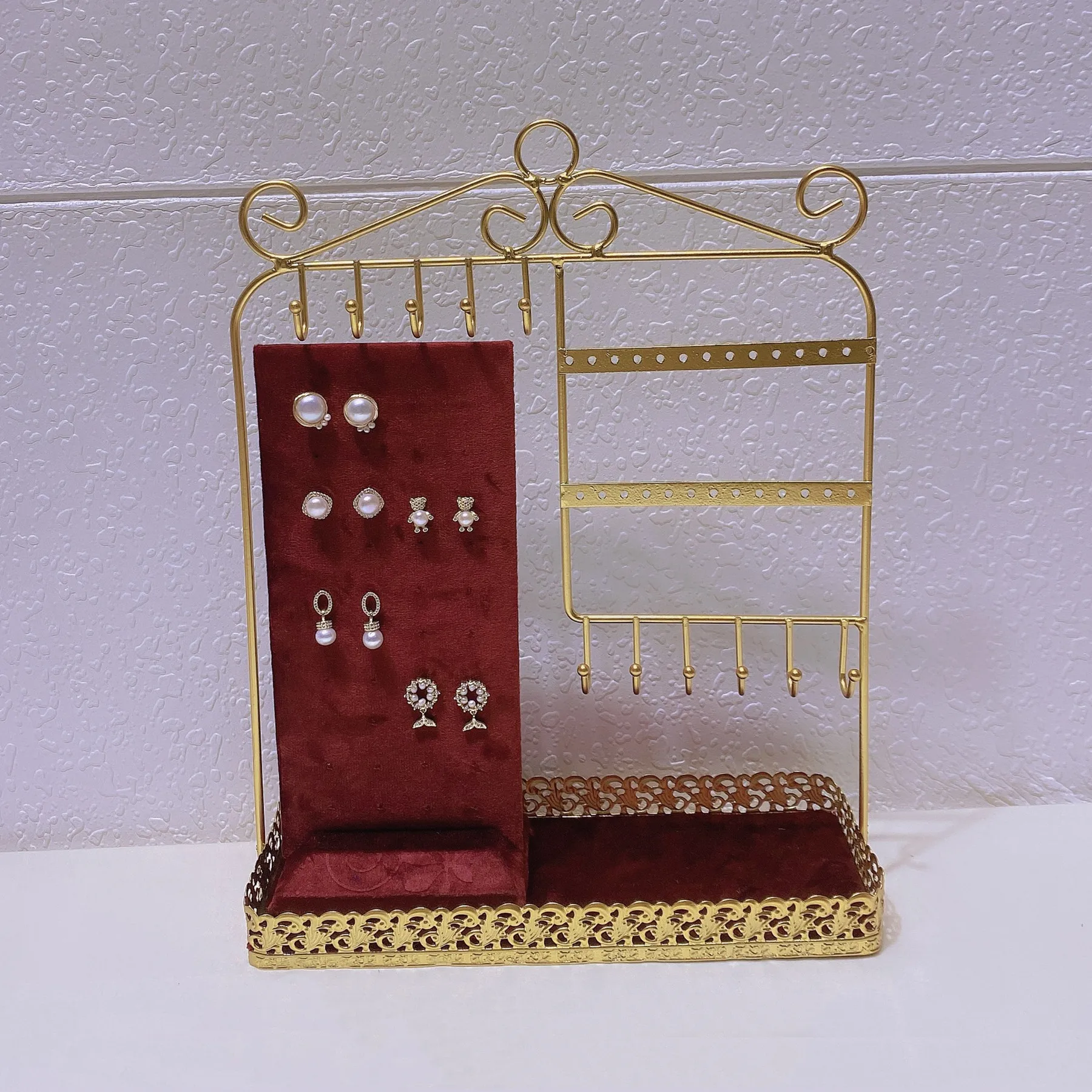 

Jewelry Display Stand Earring Stud Necklace organizer Rack Jewelry counter small items holder exhibitor Bracelet watch showcase