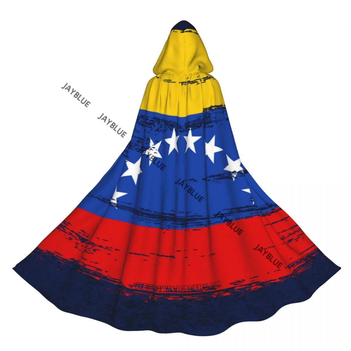 Hooded Cloak Unisex Cloak with Hood Venezuela Grunge Flag Cloak Vampire Witch Cape Cosplay Costume