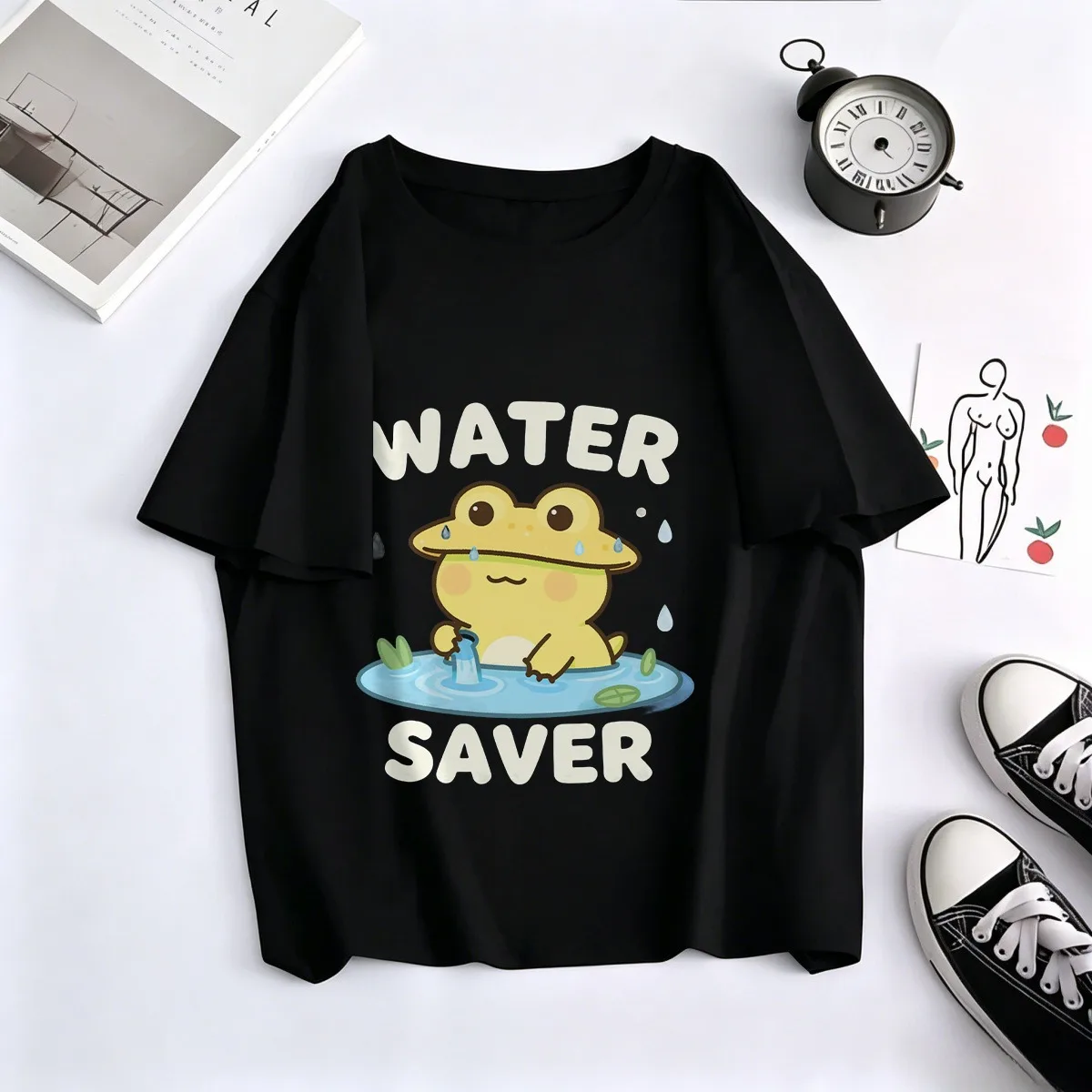 T-shirt en polaire amusant, humoristique, divertissant, ludique, joyeux, espiègle, optimiste, satisfait, comblé