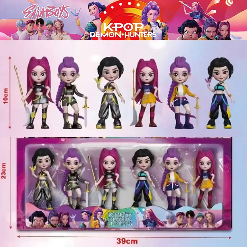 베스트셀러 치비 스타일 케이팝 마녀 헌터 그룹 아이돌들 |   누워있는 봉제 인형 (남자/여자 그룹) |   호랑이와 까마귀 블라인드 박스 피규어