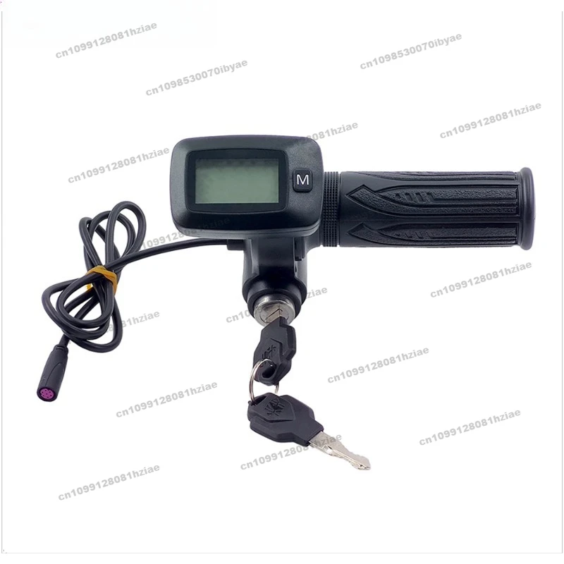 

Подходит для ускорителя KUGOO Wish01, ручка шестерни M, 7-проводная ручка ЖК-дисплея, регулятор дроссельной заслонки 48 В.