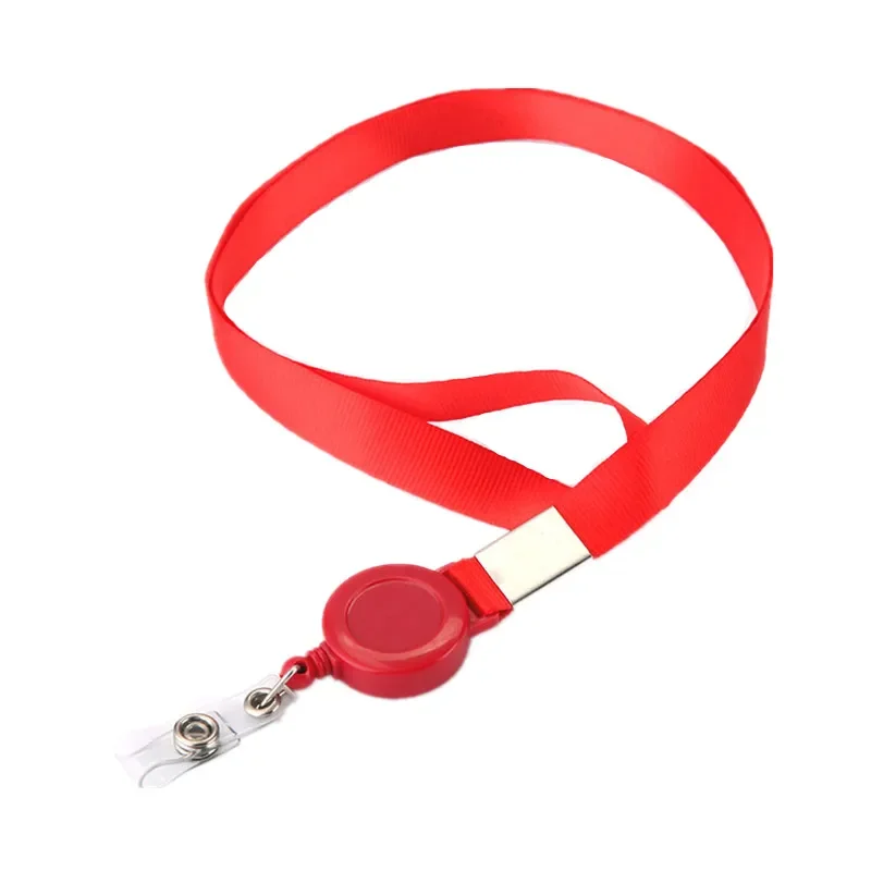 Intrekbare Lanyard Voor Werkvergunning Pas Werkkaarthouder Nekriem Badge Hoes Voor Personeel Verpleegkundige Id Tag Badge