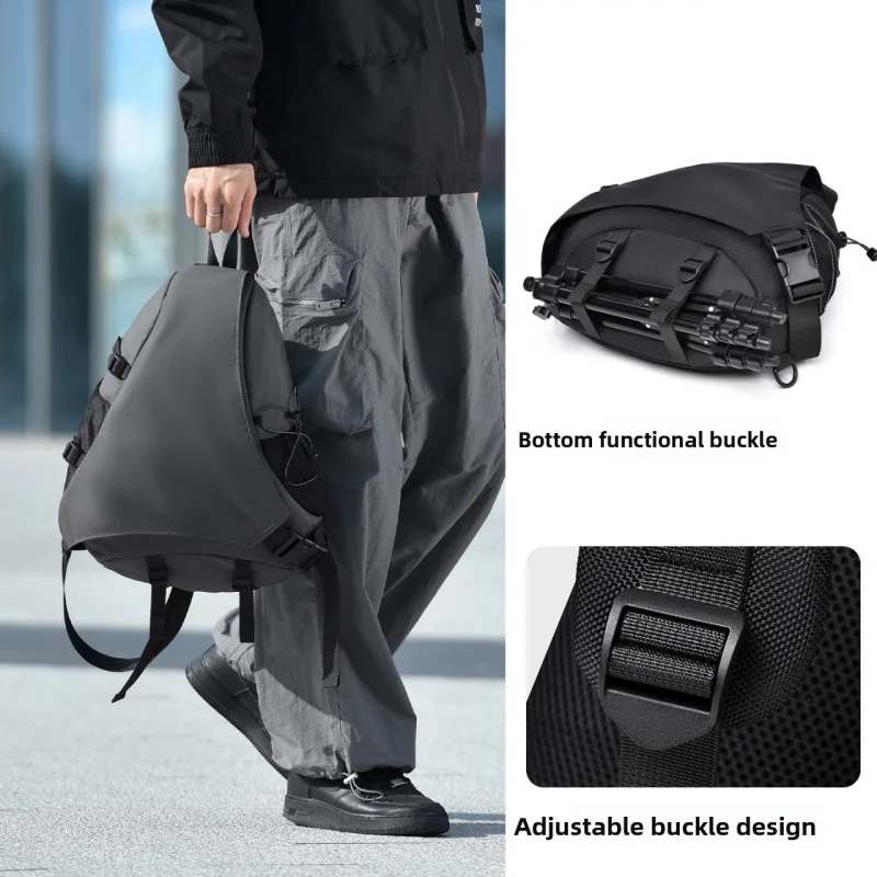 Outdoor sports and leisure water-repellent men's and women's bags，Chest Bag，Large Capacity