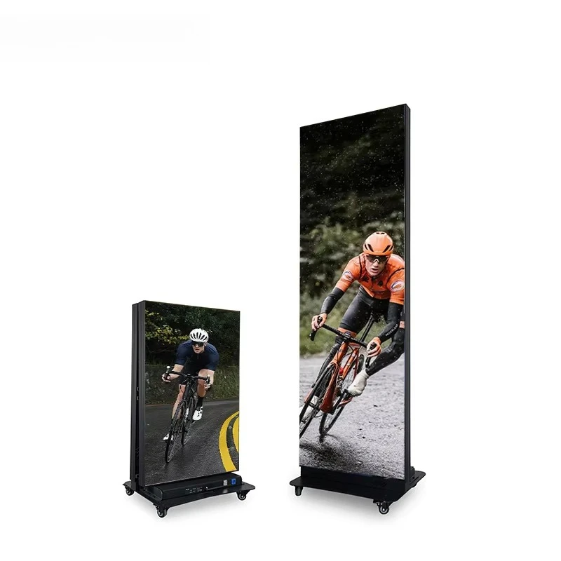 Store floor removable advertising poster display high definition full color
