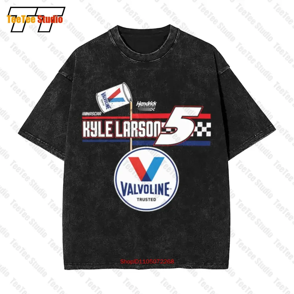 Kyle Larson Hendrick Motorsports Team Valvoline Vintage Oversized T-Shirt J6JH