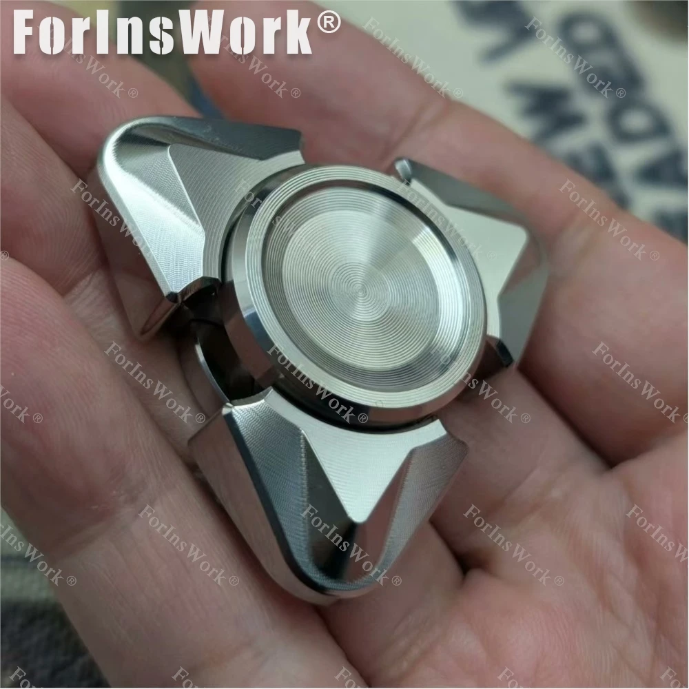 NJT 베이더 스테인레스 스틸 나이프 패턴 Fidget Spinner 불안 장난감 손가락 끝 자이로 금속 Fidget 장난감