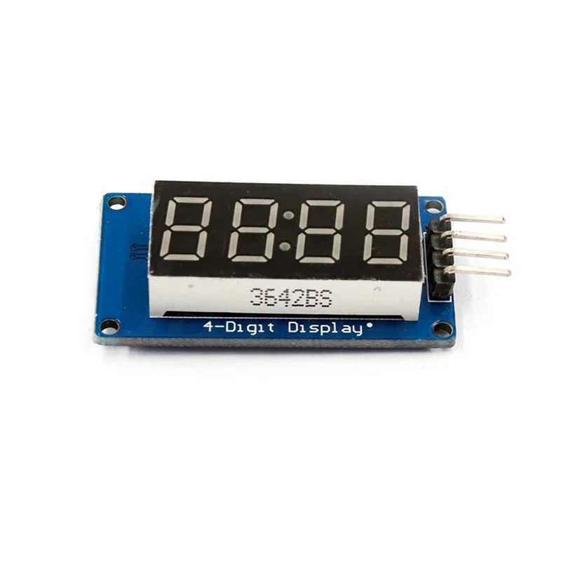 1-5 قطعة TM1637 4 بت 0.36 "وحدة عرض LED رقمية لاردوينو 7 قطعة ساعة أنبوب الأنود الأحمر أربعة لوحة للقيادة التسلسلية حزمة #5