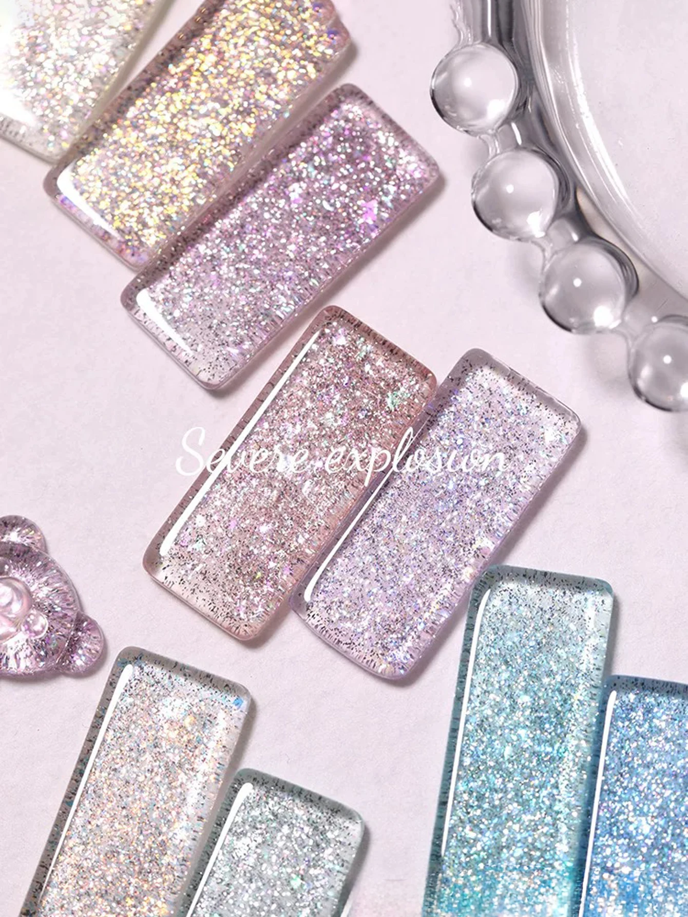 1 pçs tc 2025 verão unhas nova folha super brilhante arte do prego suprimentos moda popular pesado explosivo glitter gel unha polonês