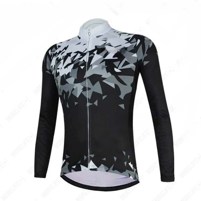 2023 Pro Cycling Jersey Unisex Triathlon Cycling Top Winter Long Sleeve Bike Shirt Bicycle Clothing