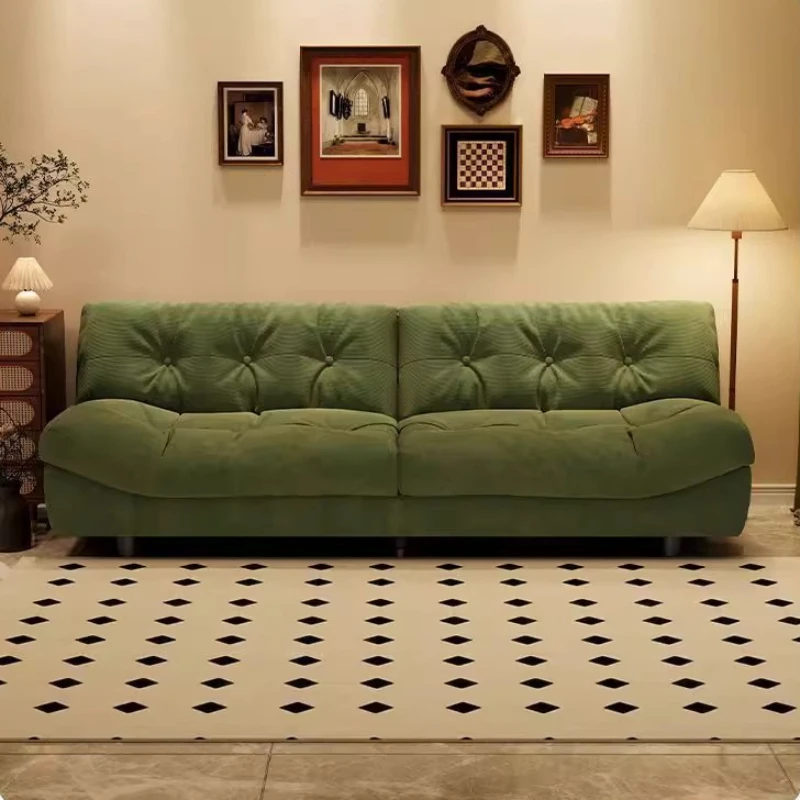 

living room sofas Three person modern fabric sofa cream style minimalist comfortable couch elegant design interior furniture