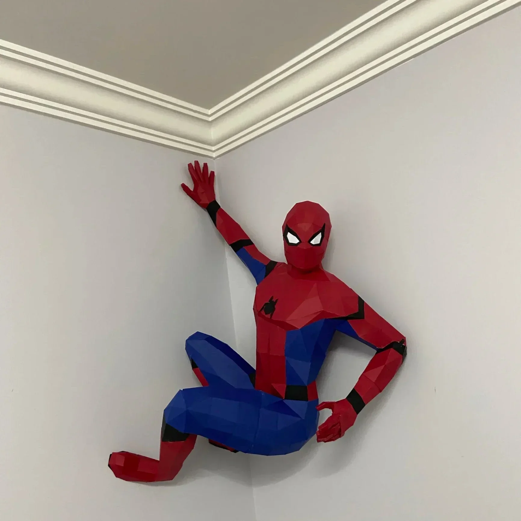 

120cm DIY Avengers Spiderman Spider man 3D puzzle Paper model statue hanging home wall decor handmade Geometric origami model