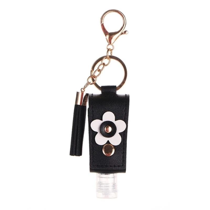 

Refillable Cosmetic Container Keyring Holder Portable Squeeze Bottle for Shampoo