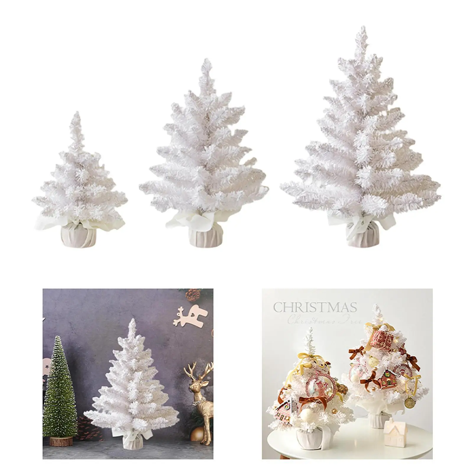 ミニ人工クリスマスツリー,クリスマス,白,お祝い,オフィス,屋内,装飾
