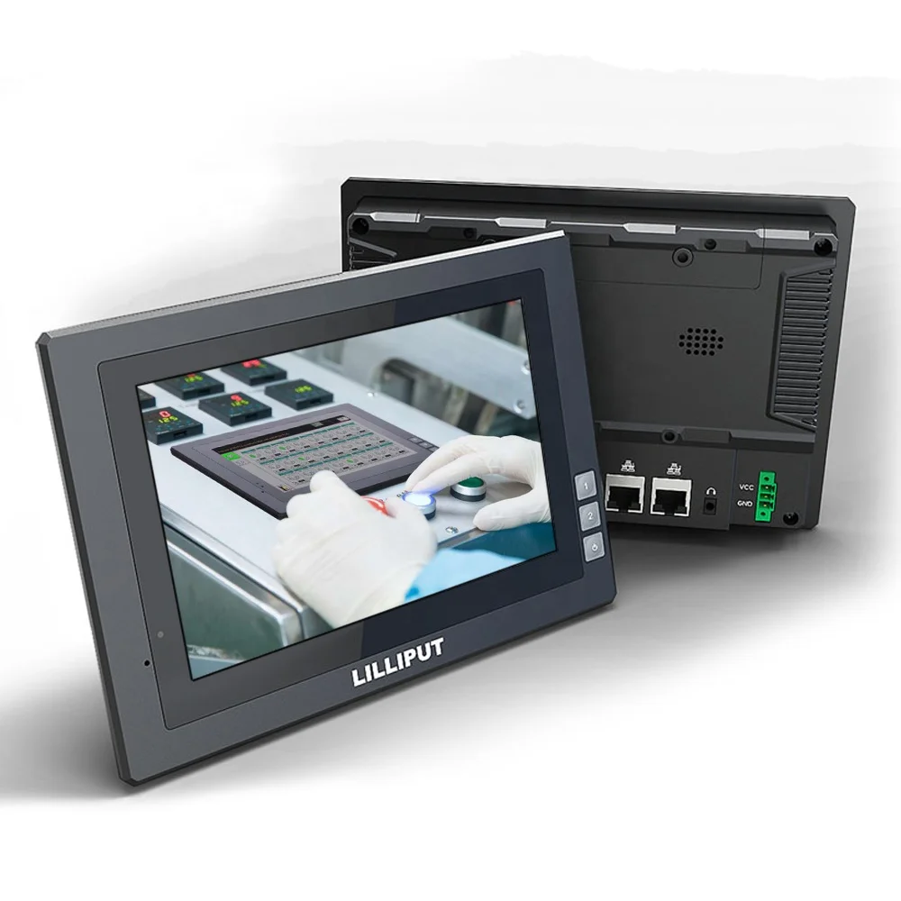 Lilliput Small 7 Inch Wall Mounted Rugged Tablet PC Linux System PC-701 Pro Embedded Industrial Computer