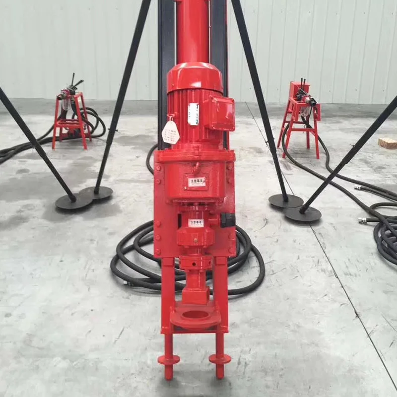 Customized High Torque Pneumatic DTH Drill  40m Mining Rock Drilling Rig with Lightweight Multi-angle Function