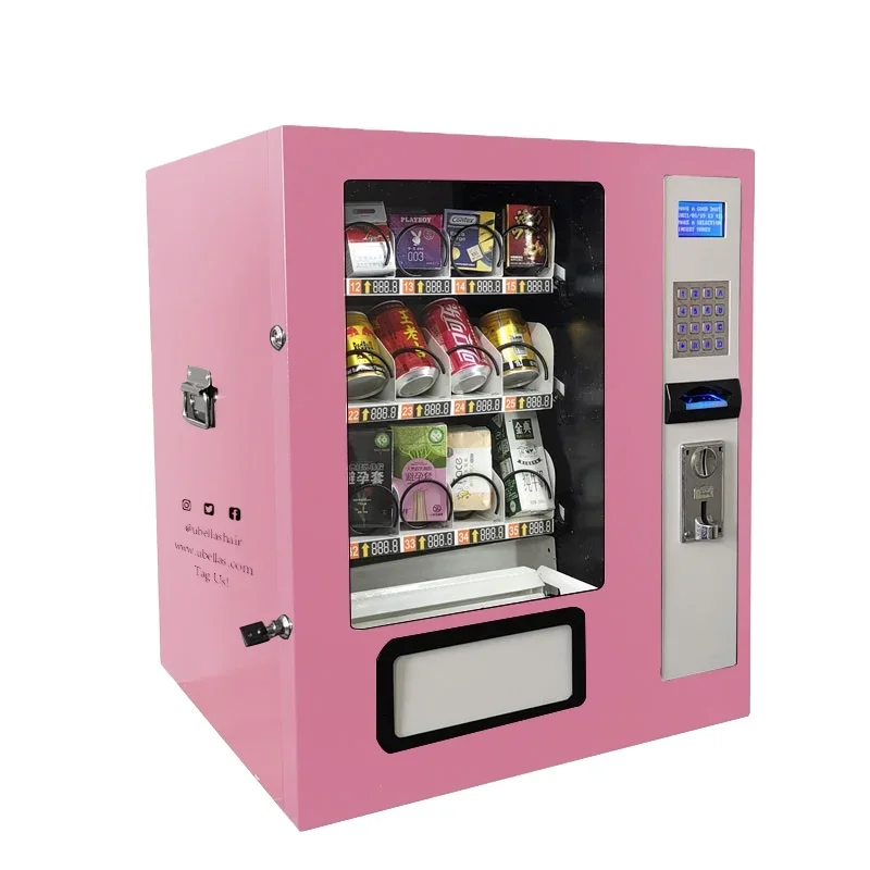 Customized Small Size Mini Automatic Beauty Vending Machine for eyelashes and Lipgloss and Other Small items