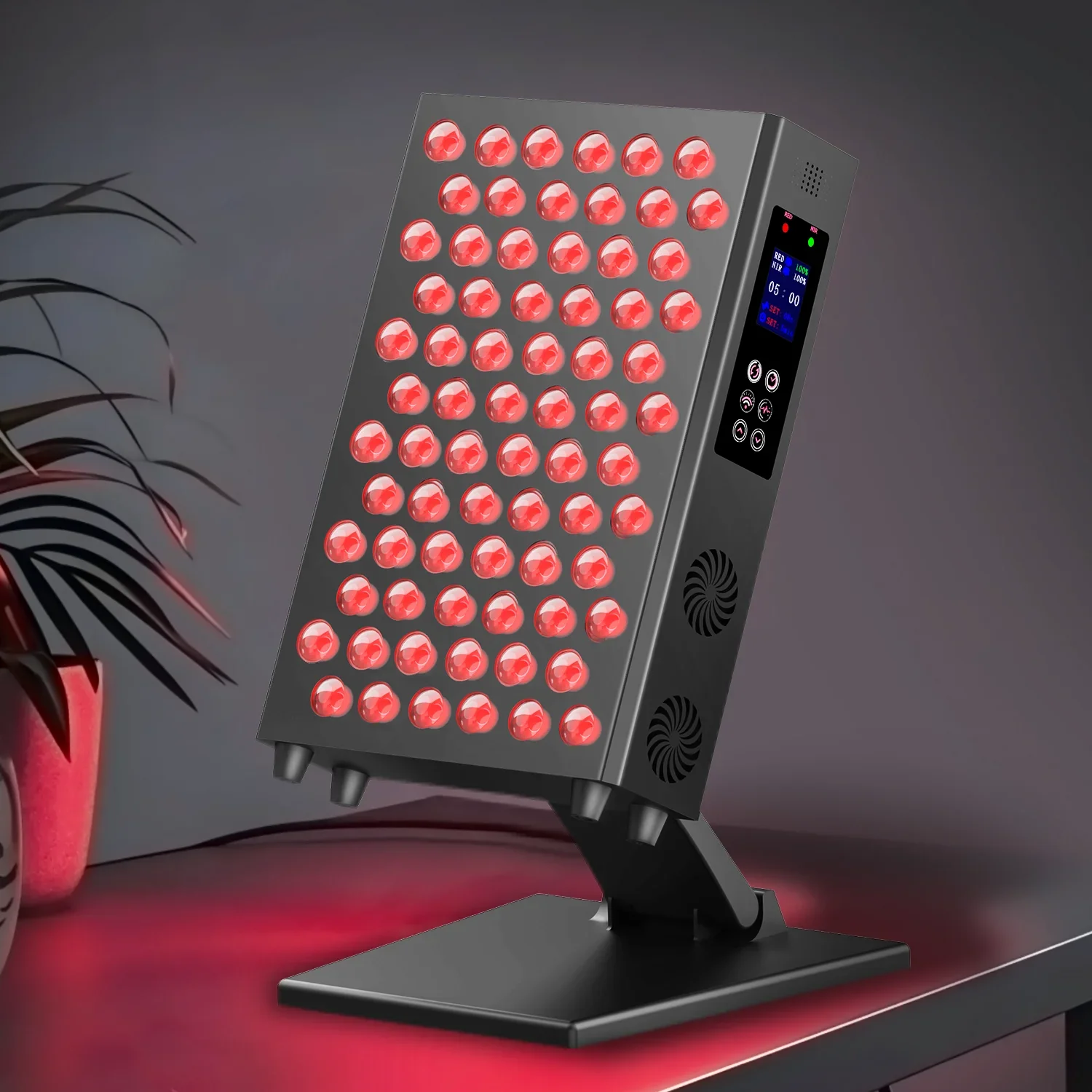 Desktop Red and Infrared LED Lamp
