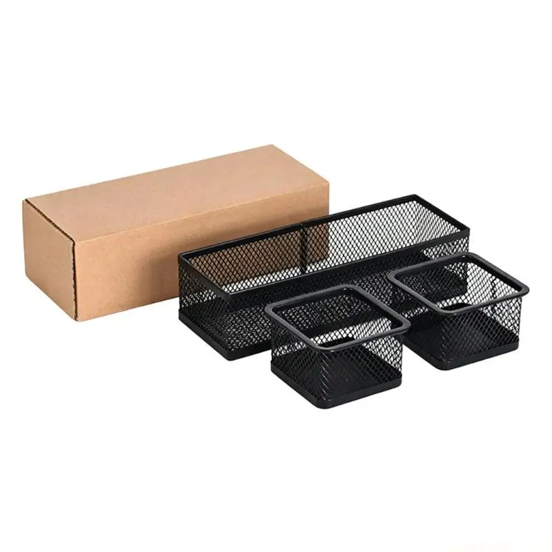 Pen Holders Shelf Cosmetic Container for Home & Office Decorative Makeup Brush Tray Desktop Decorations Desk Organizers