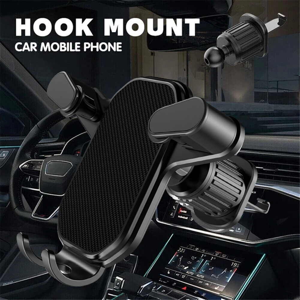 Support de téléphone portable pour voiture, sortie d'air, résistant aux chocs, stable, automobile