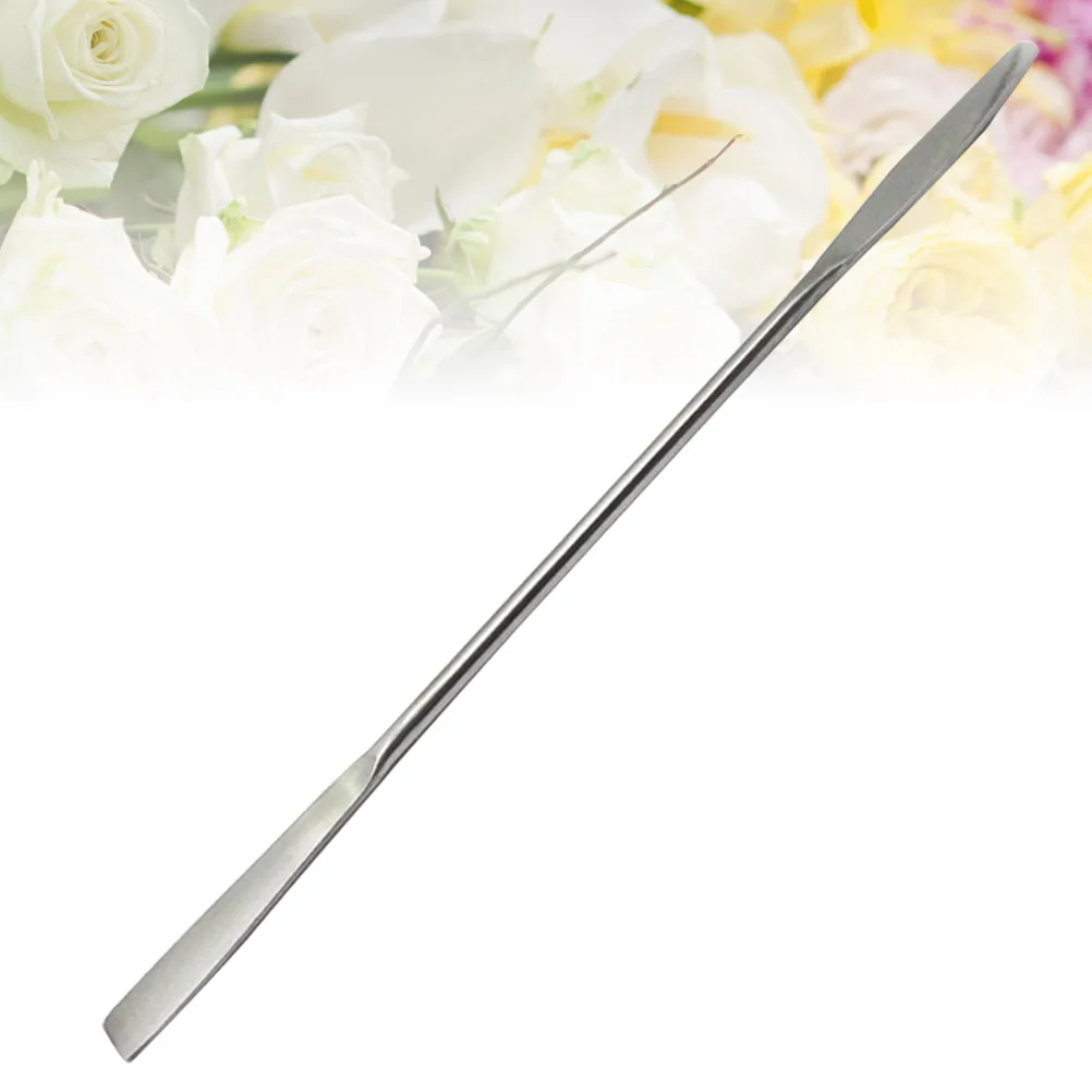 

Stainless Steel Makeup Spatula Tool For Foundation Cream Pigments Palette Professional Household Use Easy Clean