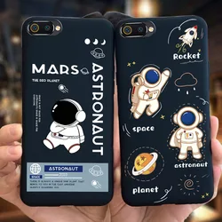 For Realme C2 Case RMX1941 RMX1945 C2s Back Cover Cute Astronaut Shockproof Coque Silicone Phone Case For OPPO A1k CPH1923 Funda