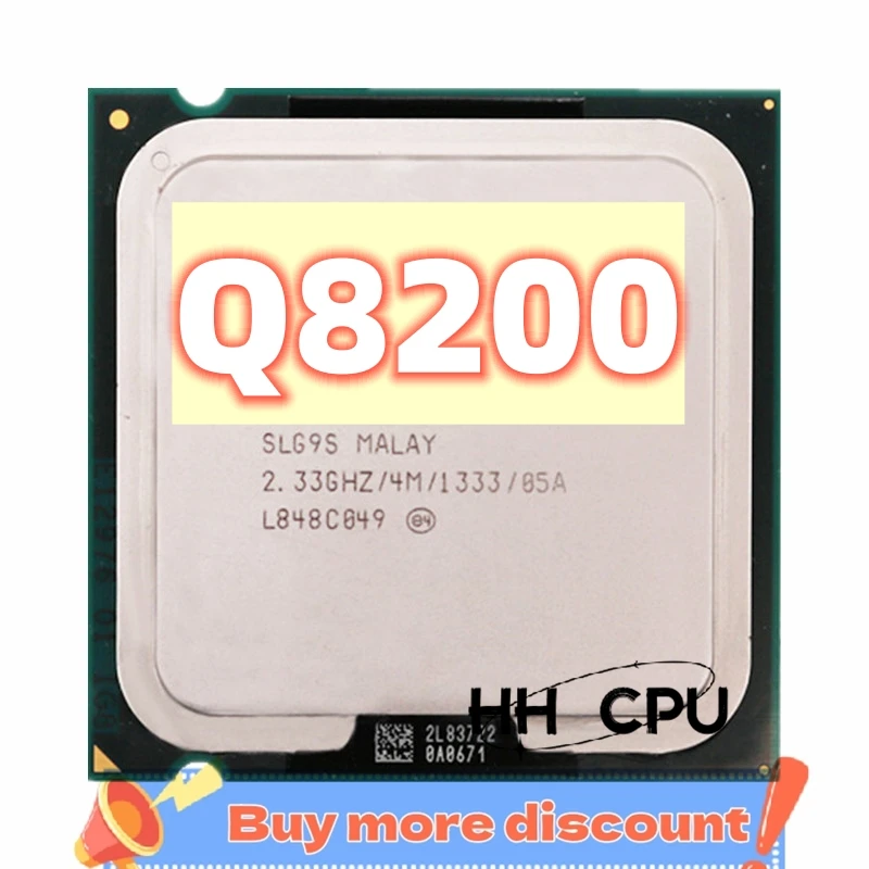 Core 2 Quad Q8200 2.3 GHz Quad-Core CPU Processor 4M 95W 1333 LGA 775