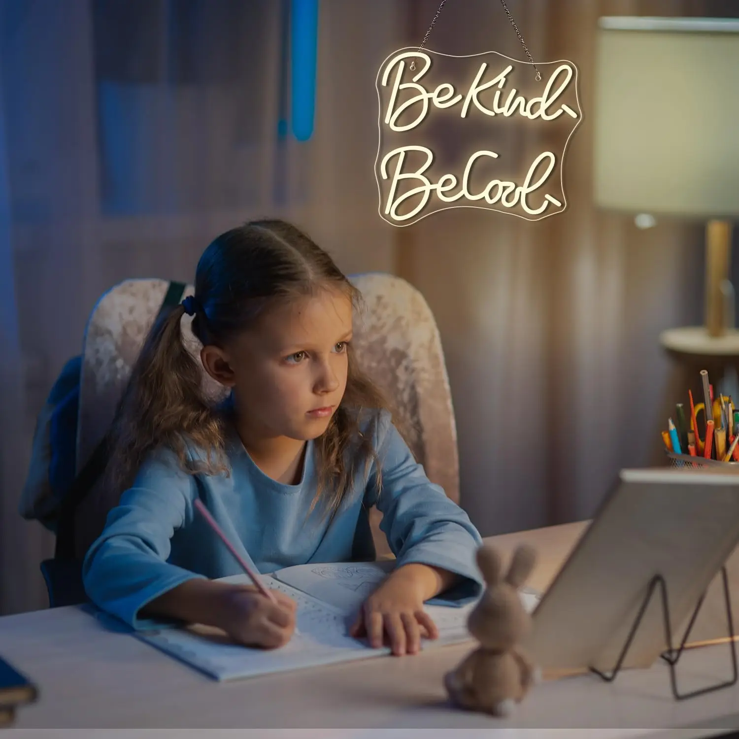 

Be Kind Be Cool Neon Sign Dimmable Neon Signs for Wall Decor Be Kind USB Led Sign for Study Room Classroom Office Bedroom Decora
