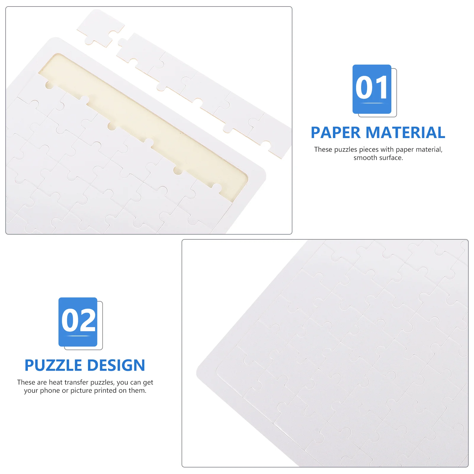 DIY Puzzle leere Puzzle Sublimation benutzer definierte Rohlinge Puzzles Wärme übertragung Papier Spielzeug