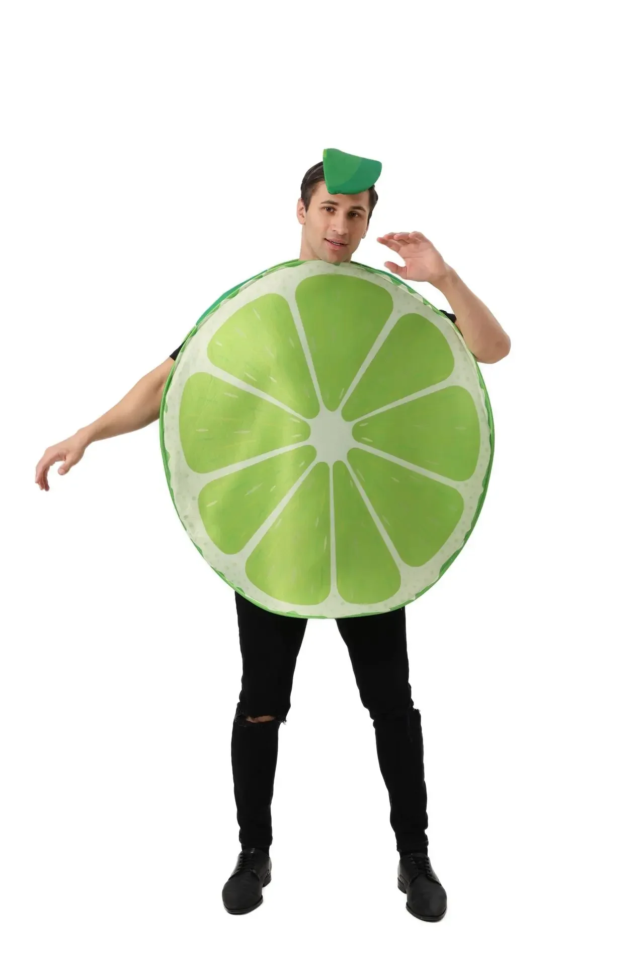 Funy Carnival Party Adult Cosplay Green Lemon Costume party Party Performance Props Suit 165 to 185cm