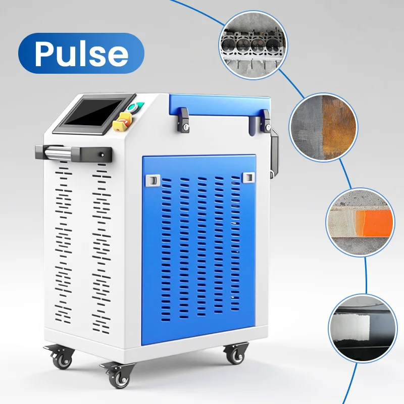 

Pulse 500W Laser Cleaning Machine with Touch Screen Air Cooled Water Cooled