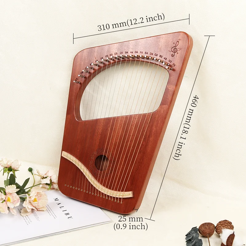 21 String Lyra Portable Small Harp Beginner Small Lyra Small Lyra Easy To Learn Instrument