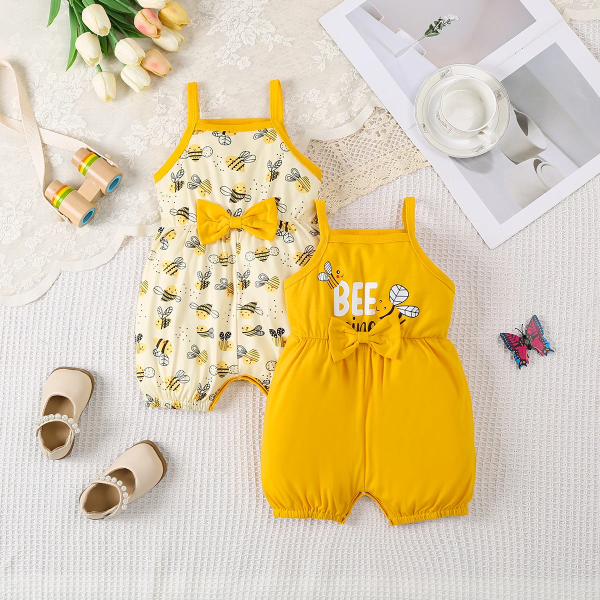 Baby Nursery Accessories - Baby Girl's Casual Two-Piece Set with