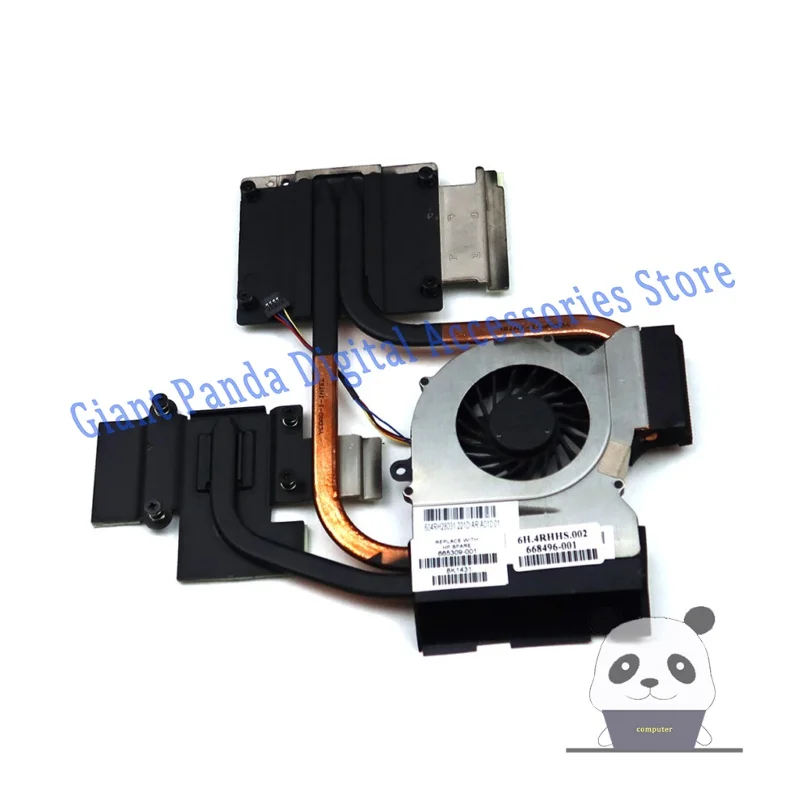 

For HP Pavilion DV6-6000 laptop thermal CPU cooling heatsink fan Assy 665309-001